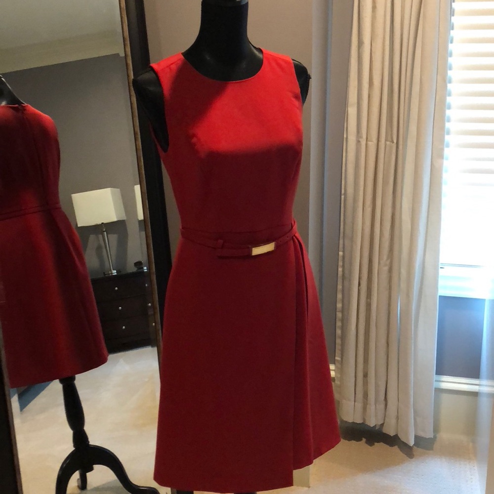 Red dress